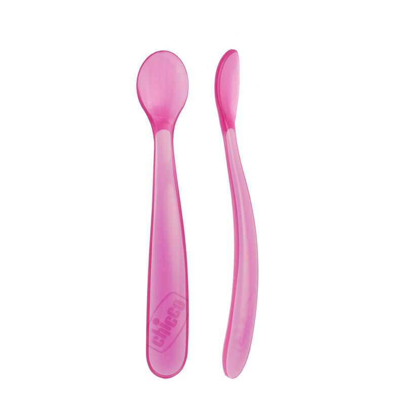 Soft Spoon Bi-Pack (6m+) (Pink) image number 2